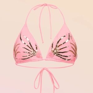 Oceanus Miriam Bikini Pink Top